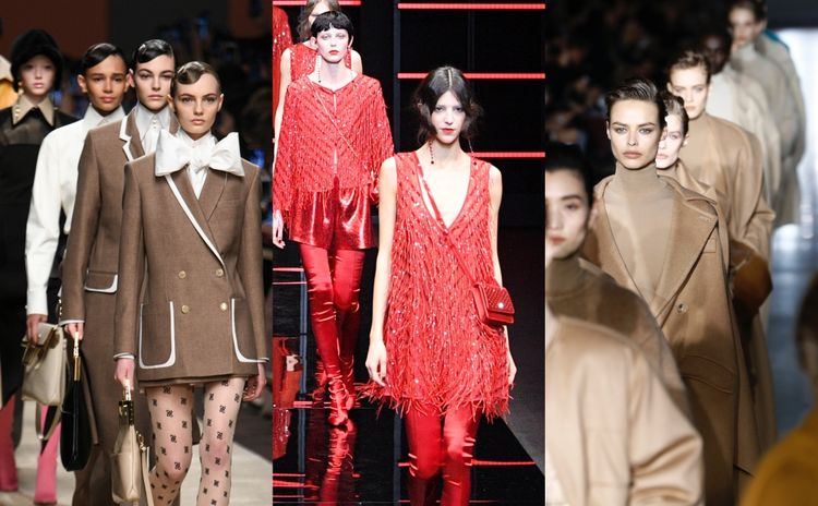 MFW秋冬时装周：FENDI、Emporio Armani、Max Mara的淡雅与对比
