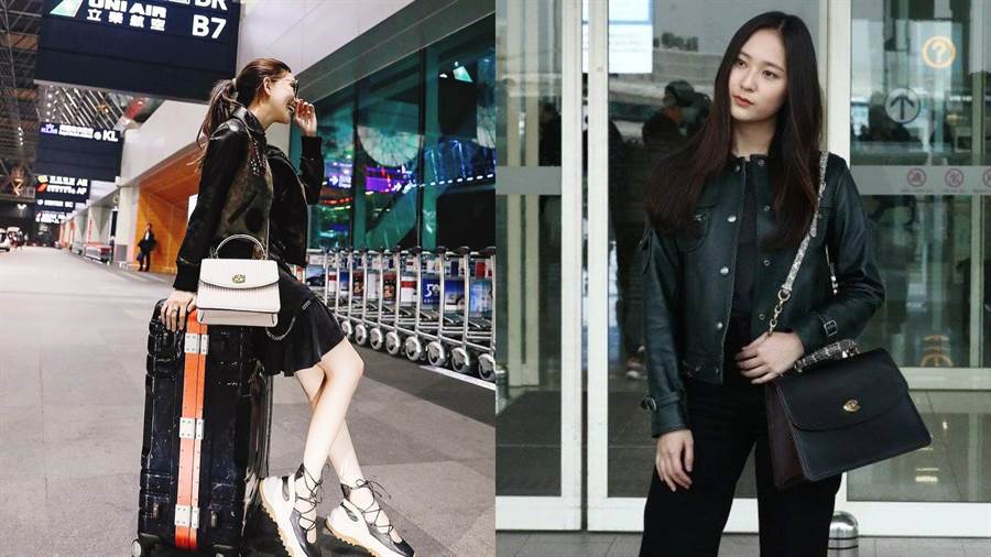 昆凌秀美腿征战纽约时装周 Krystal高冷现身机场