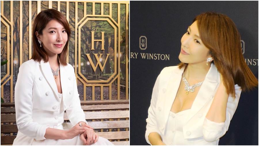 杨谨华大露胸部北半球如钻石闪耀